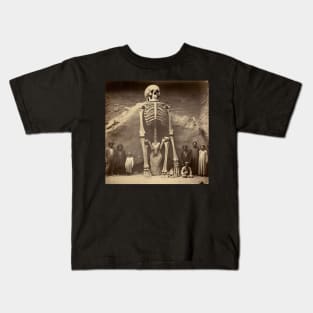 Giant Monster Skeleton Kids T-Shirt